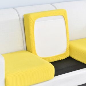 Yellow Cover for a seat cushion