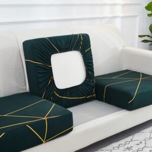 Linen Golden Cover for a seat cushion
