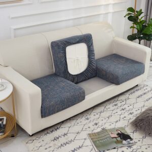 Blue Industrial Cover for a seat cushion, 26-37 in