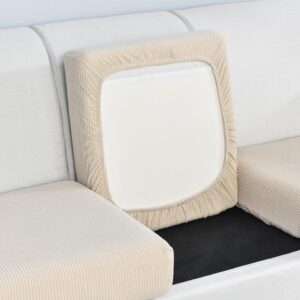 Beige Cover for a seat cushion