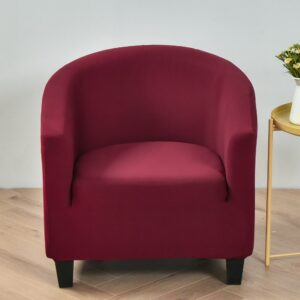 Burgundy Cover for an armchair