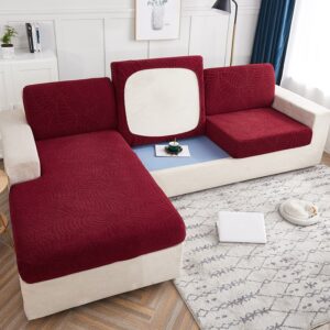 Burgundy Waterproof Cover for a sofa