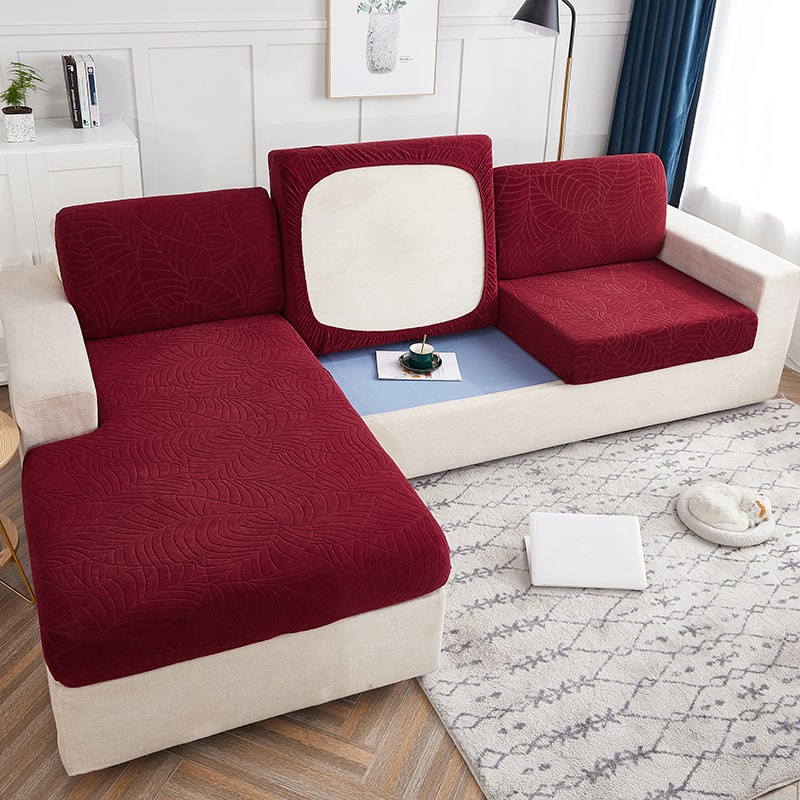 Burgundy Waterproof Cover for a sofa 1 Burgundy Waterproof Cover for a sofa