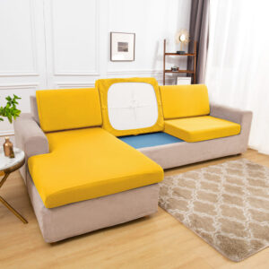 Stretch Yellow Cover for a sofa