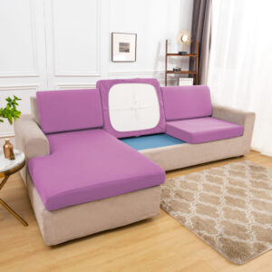 Stretch Lavender Cover for a sofa