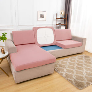 Stretch Dusty Pink Cover for a sofa