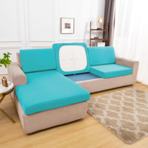 Stretch Turquoise Cover for a sofa
