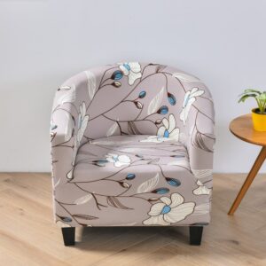 Floral Straw-Ground Cover for a cabriolet armchair