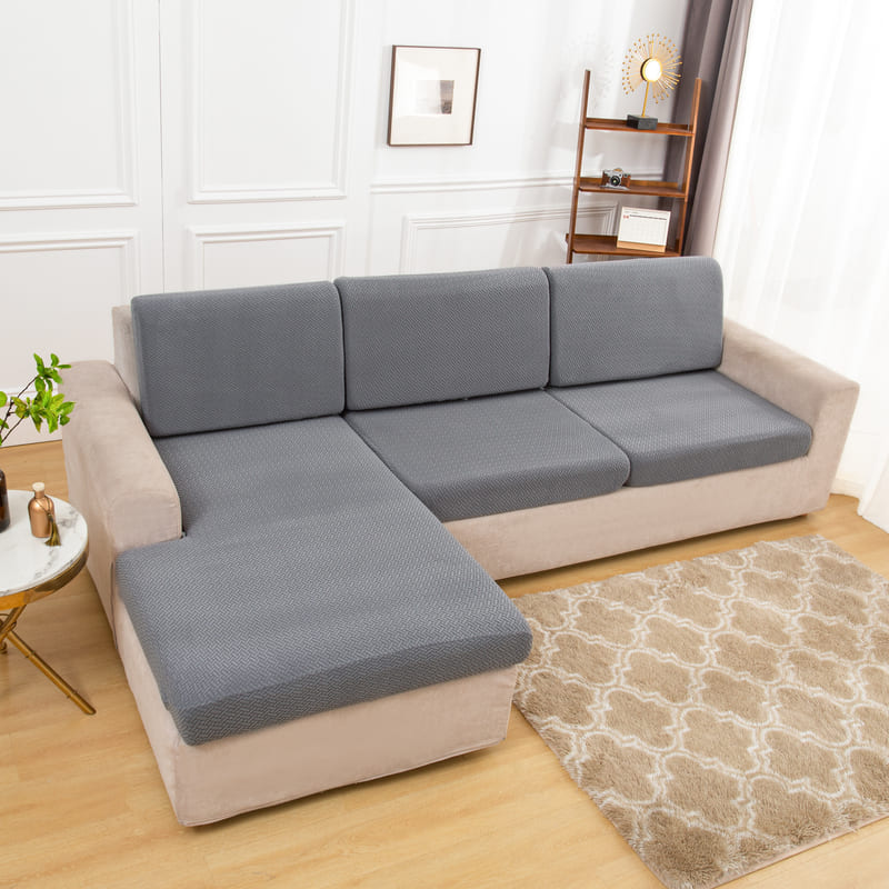 Gray Microfiber Cover for a seat cushion, 26-37 in 2 Gray Microfiber Cover for a seat cushion, 26-37 in - Image 2