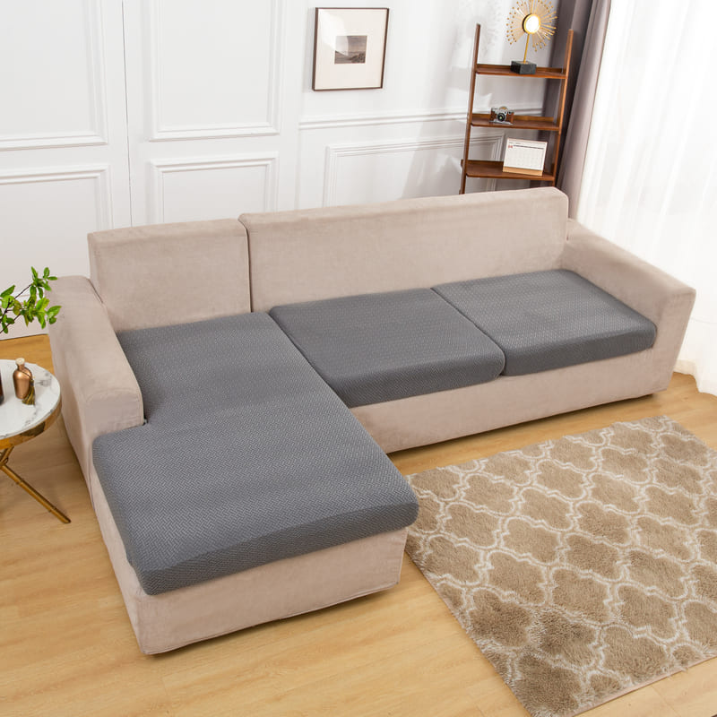 Gray Microfiber Cover for a seat cushion, 26-37 in 3 Gray Microfiber Cover for a seat cushion, 26-37 in - Image 3