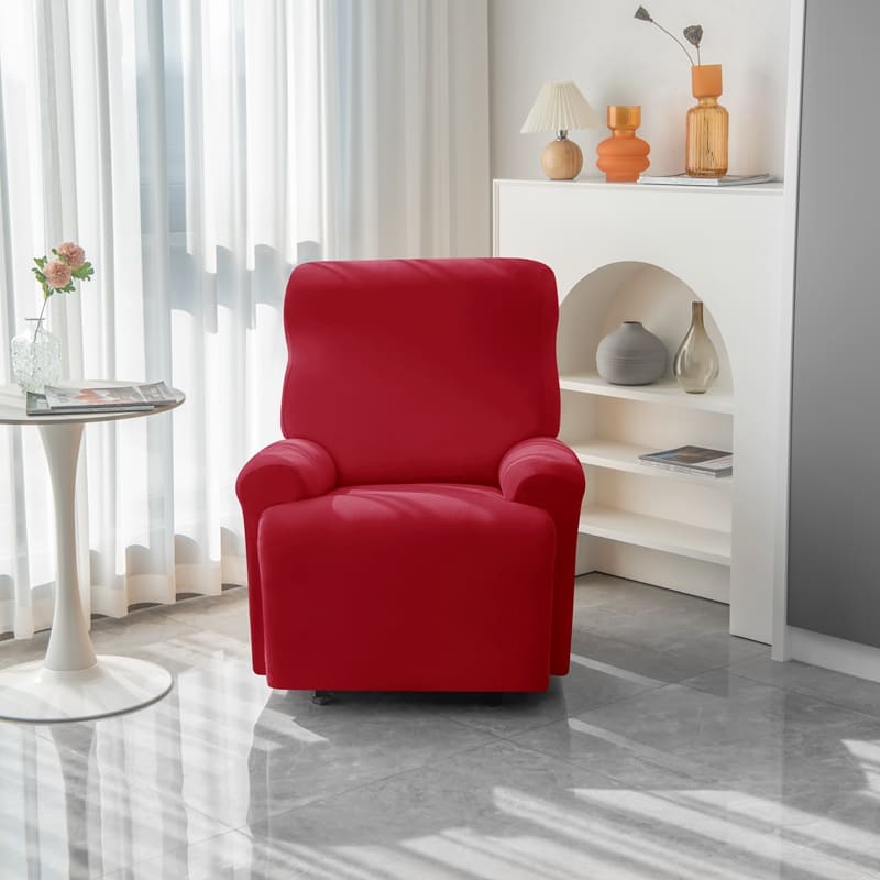 Recliner Red Cover for an armchair 3 Recliner Red Cover for an armchair - Image 3