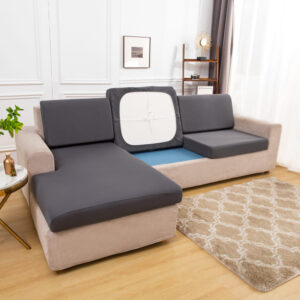 Stretch Gray Cover for a sofa
