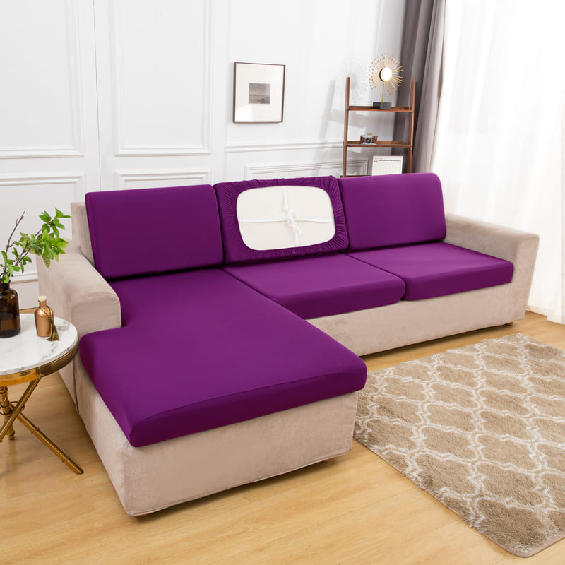 Stretch Magenta Cover for a sofa 2 Stretch Magenta Cover for a sofa - Image 2