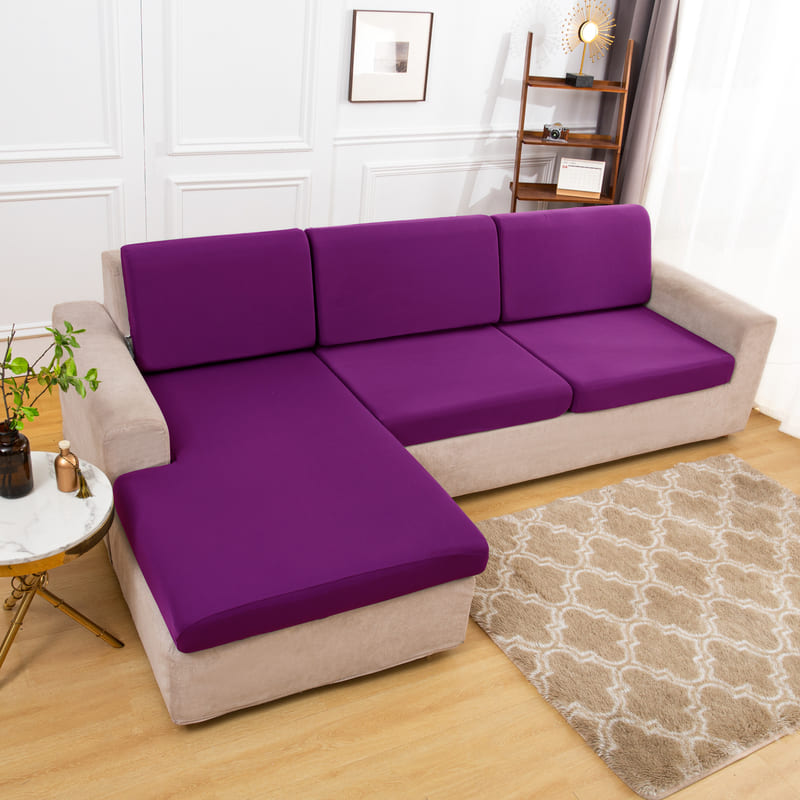 Stretch Magenta Cover for a sofa 3 Stretch Magenta Cover for a sofa - Image 3