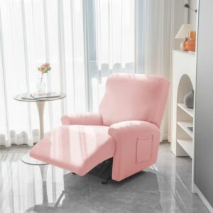 Recliner Pink Cover for an armchair