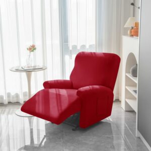 Recliner Red Cover for an armchair