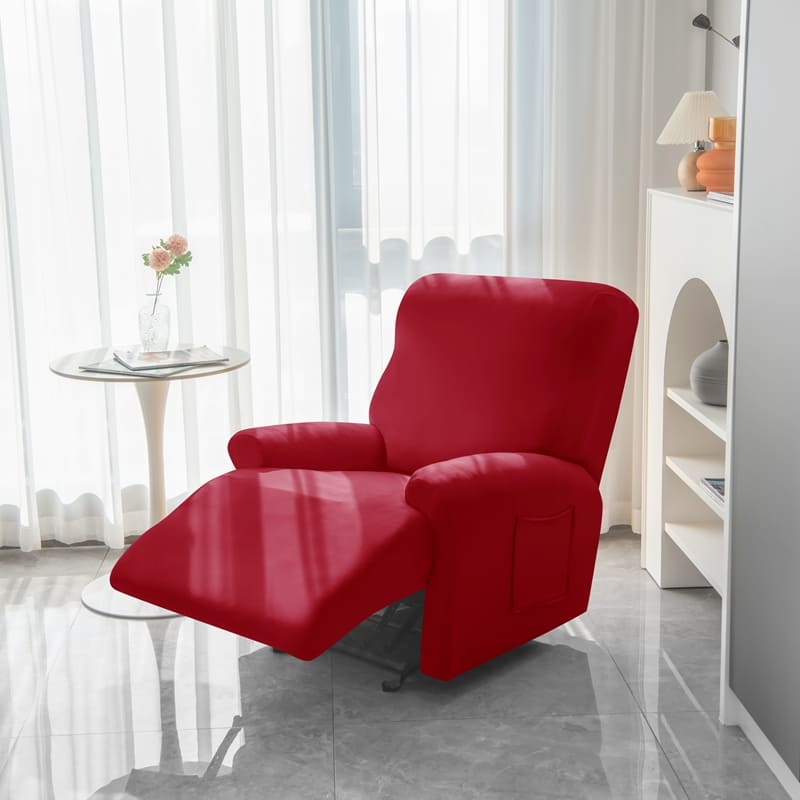 Recliner Red Cover for an armchair 1 Recliner Red Cover for an armchair