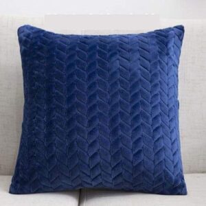Interlaced Plush Cover for a cushion