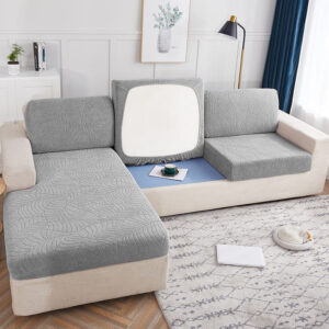 Light Gray Waterproof Cover for a sofa