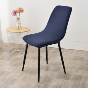 Navy Molde Cover for a dining chair