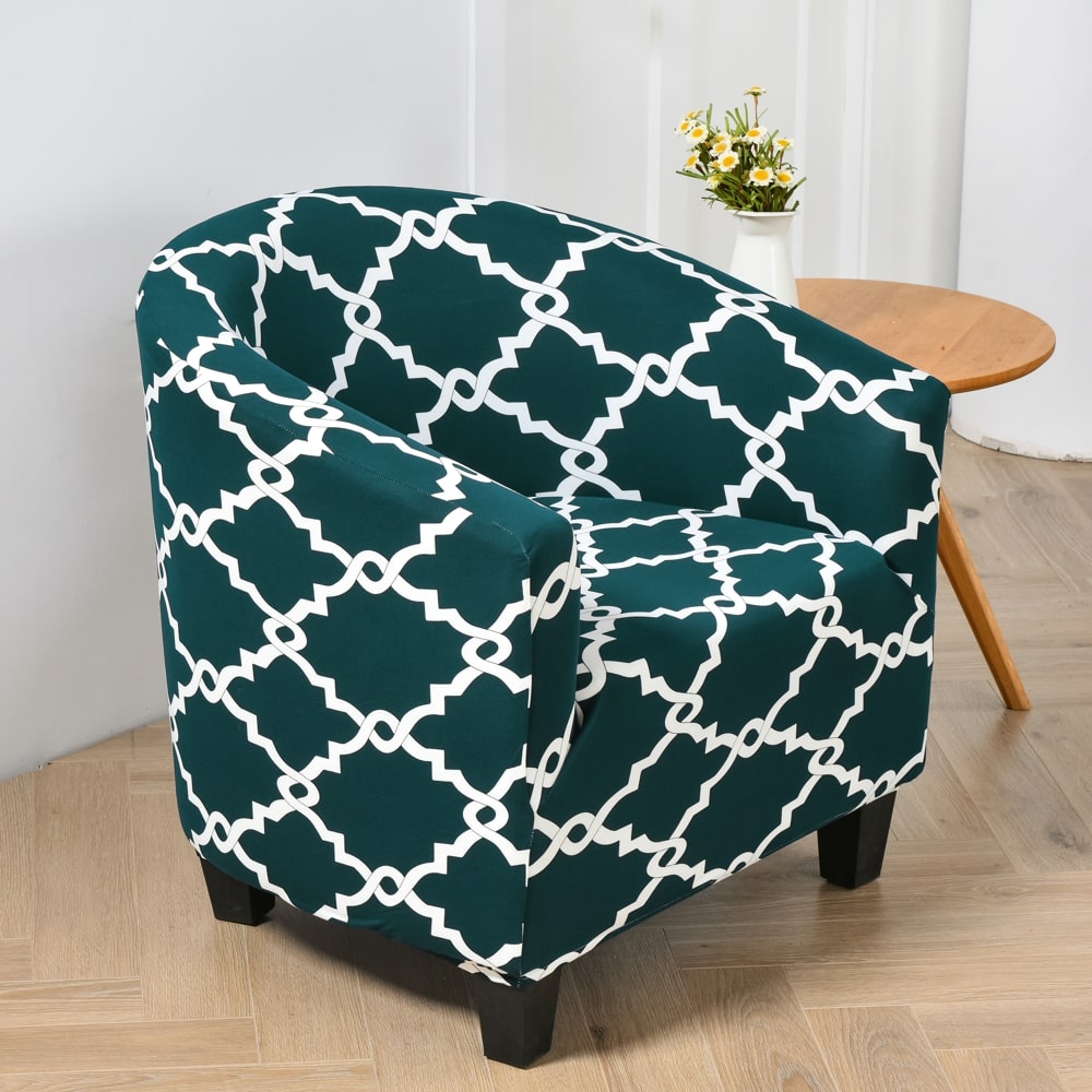 Pine Green Cover for an armchair 2 Pine Green Cover for an armchair - Image 2