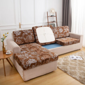 Plush Baroque Cover for a seat cushion