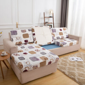 Plush Sixties Cover for a seat cushion