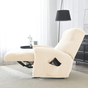 Recliner Beige Microfiber Cover for an armchair