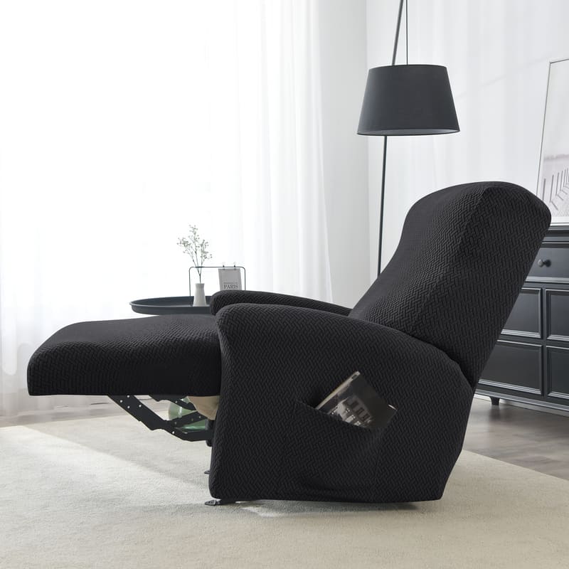 Recliner Black Microfiber Cover for an armchair 1 Recliner Black Microfiber Cover for an armchair