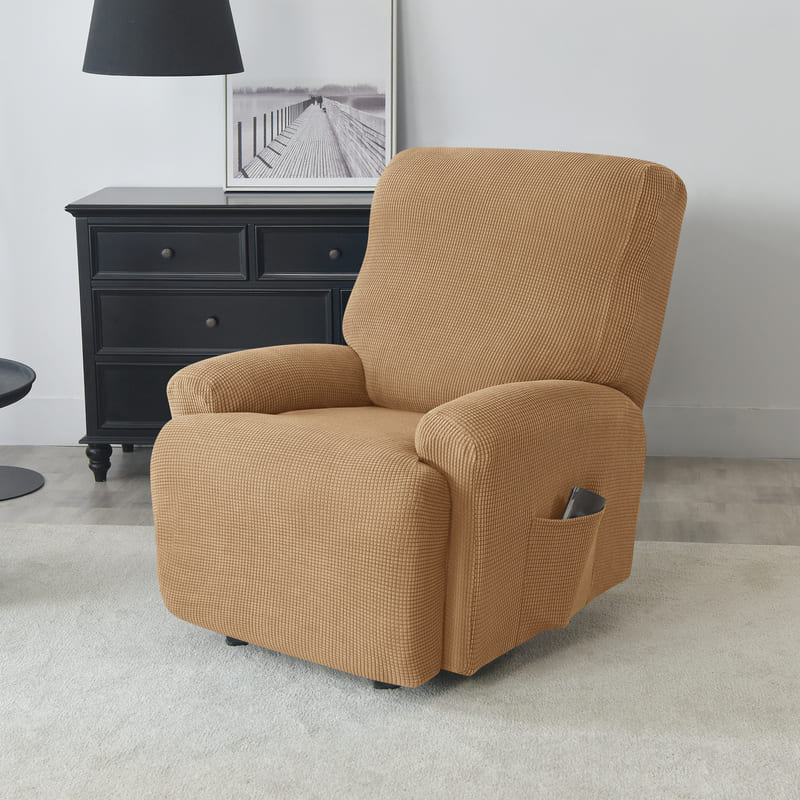 Recliner Brown Jacquard Cover for an armchair 2 Recliner Brown Jacquard Cover for an armchair - Image 2
