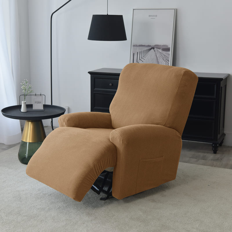 Recliner Brown Jacquard Cover for an armchair 3 Recliner Brown Jacquard Cover for an armchair - Image 3