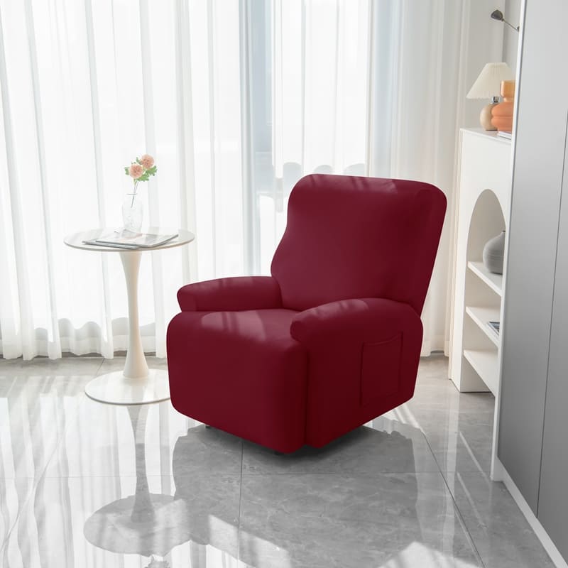 Recliner Burgundy Cover for an armchair 2 Recliner Burgundy Cover for an armchair - Image 2