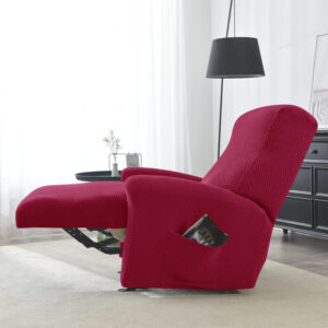 Recliner Burgundy Microfiber Cover for an armchair