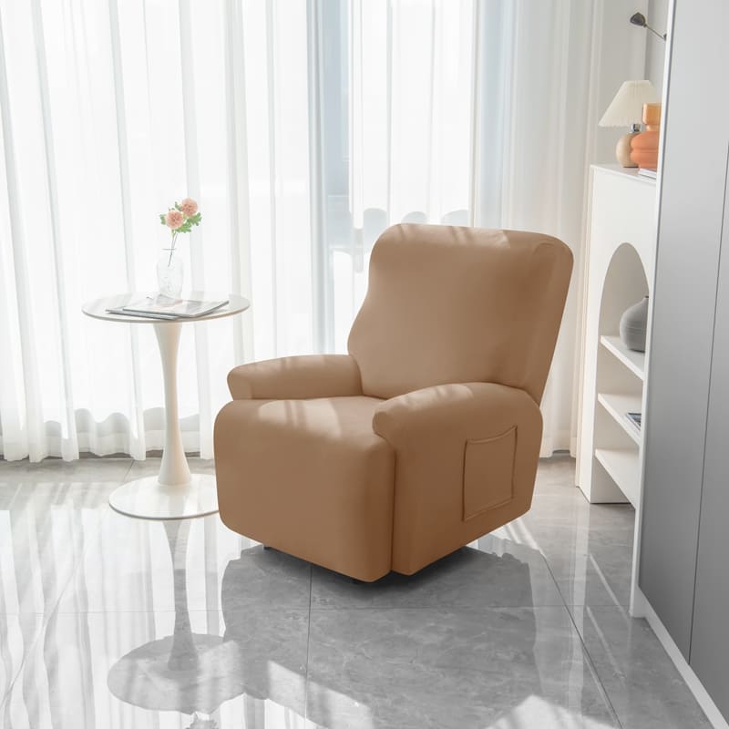 Recliner Camel Cover for an armchair 2 Recliner Camel Cover for an armchair - Image 2