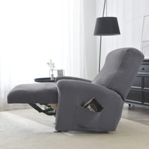 Recliner Charcoal Gray Microfiber Cover for an armchair