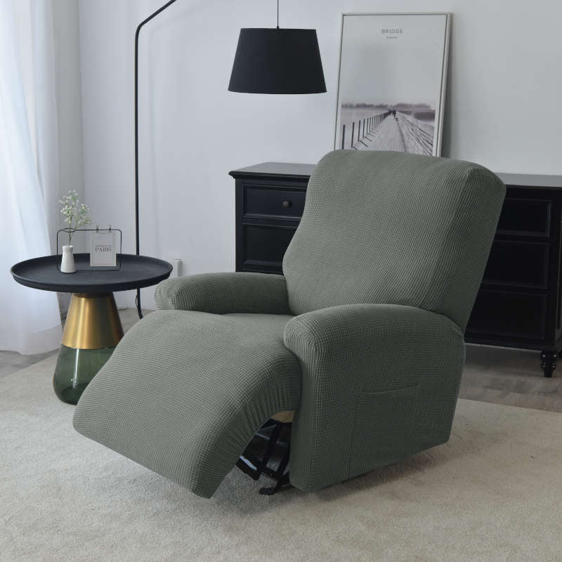 Recliner Gray Jacquard Cover for an armchair 3 Recliner Gray Jacquard Cover for an armchair - Image 3