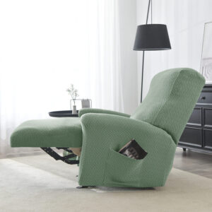 Recliner Green Microfiber Cover for an armchair
