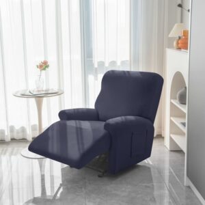 Recliner Navy Cover for an armchair