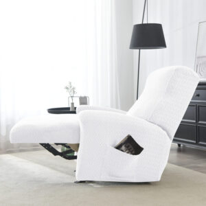 Recliner White Microfiber Cover for an armchair