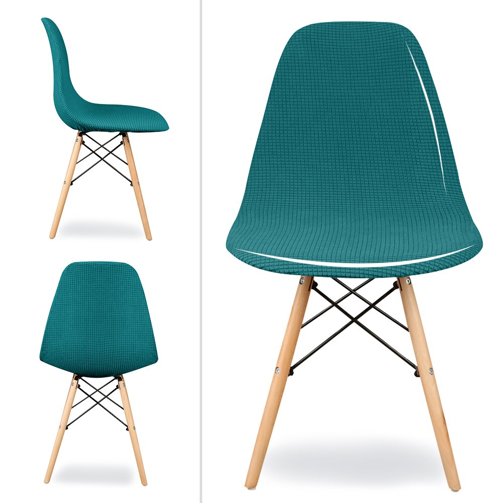 Teal Cover for a dining chair 2 Teal Cover for a dining chair - Image 2