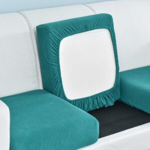 Teal Cover for a seat cushion