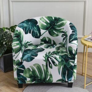 Tropical Print Tub Chair Cover