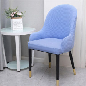 Blue Bjorli Cover for a dining chair