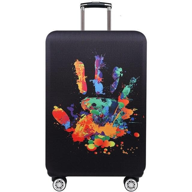Handprint Cover for a suitcase 1 Handprint Cover for a suitcase
