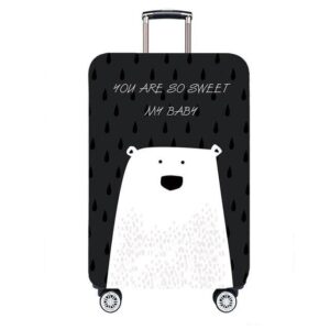 White Bear Cover for a suitcase