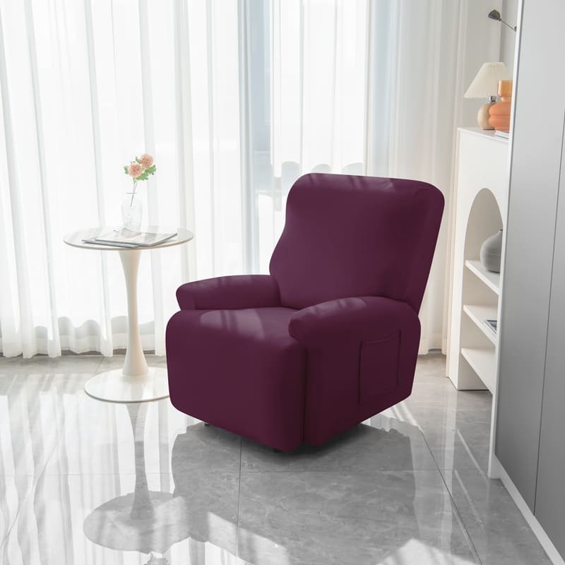Recliner Plum Cover for an armchair 2 Recliner Plum Cover for an armchair - Image 2