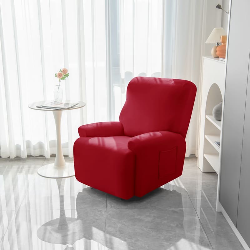 Recliner Red Cover for an armchair 2 Recliner Red Cover for an armchair - Image 2