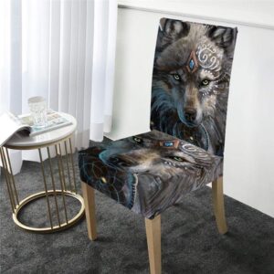 Wolf Cover for a dining chair, model LOU-326