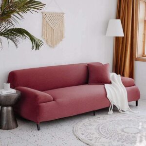 Brick Red Waterproof Sofa Cover