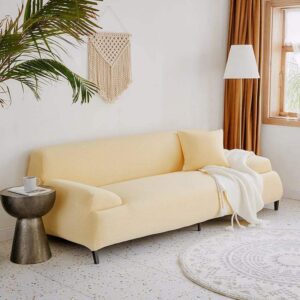 Peach Waterproof Sofa Cover